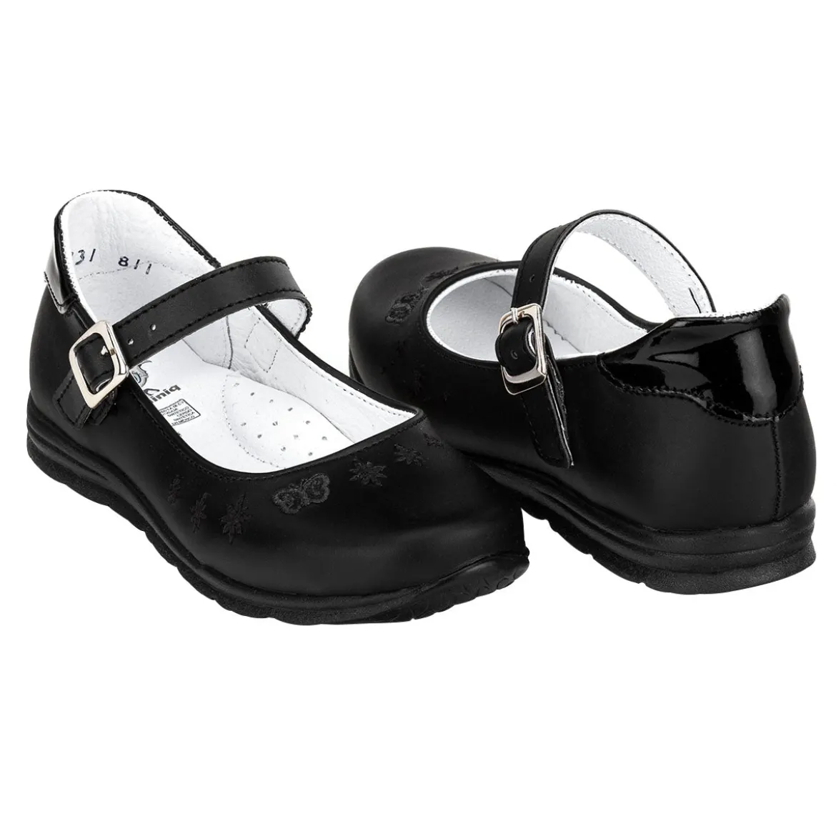 Zapato Escolar Negro Vestir Joven Dominiq 03387