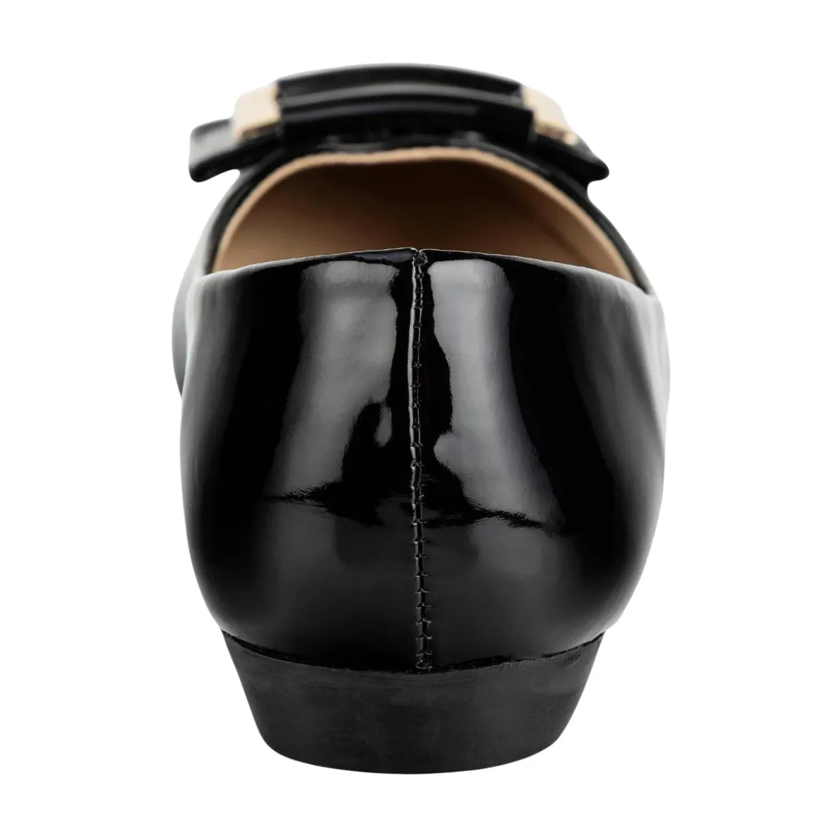 Zapato Flats Detalle en Hebilla Para Mujer Caramel 06440