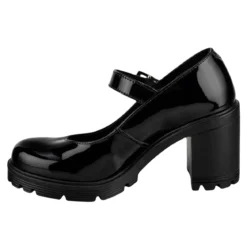 Zapato Tacón Hebilla Para Mujer Green Love 06760